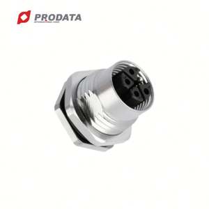 Fiche mâle 4 broches série M12 câble de prise de panneau - Product Image 3