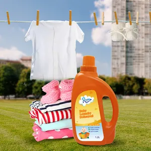 جديد 1.2L طويلة الأمد لطيفة العطر منظفات غسيل الطفل السائل لغسل جميع الملابس الغسيل النسيج مكيف