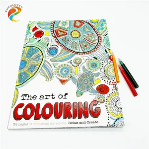 Рекламная образовательная и поясная бумага, цветная живопись, цветная книга, раскраска на заказ для детей
