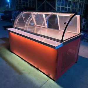 Vitrine réfrigérée double température sans givre pour langue <span class=keywords><strong>de</strong></span> <span class=keywords><strong>canard</strong></span> fumée, haricots noirs fermentés, surgelés, rivière <span class=keywords><strong>de</strong></span> Shanghai - Product Image 3