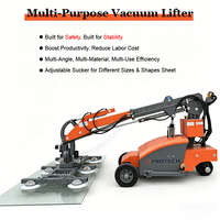 Robot de levage électrique mobile pour verre, 300kg, 400kg, 500kg, 600kg, avec ventouse