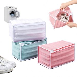 Custom Portable Sandwich Mesh Shoe Washing Bag Hidden Zipper Padded Anti-Deformation Machine <b>Wash</b> Storage Protector - Product Image 1