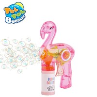 Pistolet à bulles manuel gonflable en forme d'animal pour enfants, jouet d'extérieur d'été, souffleur de bulles à tirer par cordon, sûr, vente en gros d'usine