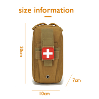 Kit médical d'urgence tactique extérieur personnalisé MOLLE kit de survie de camouflage étanche camping chasse en montagne sac de taille