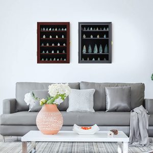 2026 Arrowhead Modern Classic Shadowbox Wandmontage-Vitrine für Achat, Opal, Kristallstein mit Blumen- und Tierthemen - Product Image 6