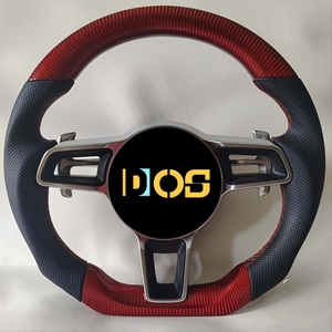 Volant en cuir pleine fleur pour <span class=keywords><strong>Porsche</strong></span> Panamera Cayenne Macan Cayman Boxster <span class=keywords><strong>Taycan</strong></span> 918 911 981 718 958 - Product Image 5