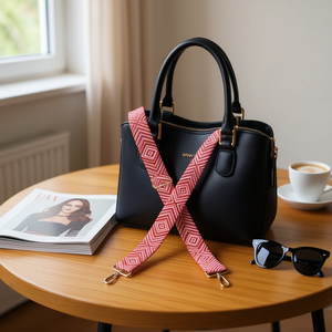 Accesorios para bolsos de cinta tejida, cinta de rejilla de diamante de 4 cm para bolsos de mujer - Product Image 2