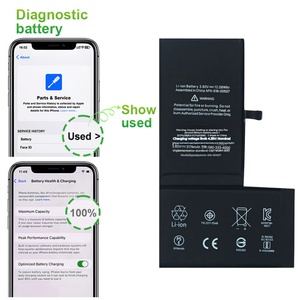 5/6/6s/7/8/11-15 Pro Max Li-ion Pil 3.82V Büyük Kapasiteli Şarj Edilebilir Özel Logo ODM OEM Marka Ömür Boyu Garanti - Product Image 2