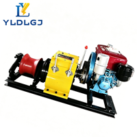Treuil à câble industriel YILI 8T, essence, diesel, électrique, pour projets professionnels de transmission de lignes électriques
