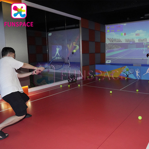 Công viên giải trí funspace trong nhà thực tế ảo tương tác trò chơi tường AR Tennis giả lập - Product Image 6