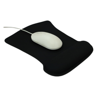 Tapis de souris ergonomique rectangulaire irrégulier personnalisé en tissu doux à thème anime avec repose-poignet pour ordinateur portable, bureau et maison