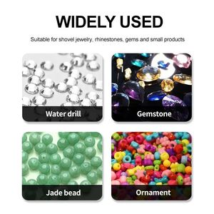 Stainless Steel Bead Shovel Gemstone Scoop Pearl Catcher Mini Square Jewelry Craft <b>Tool</b> - Product Image 3