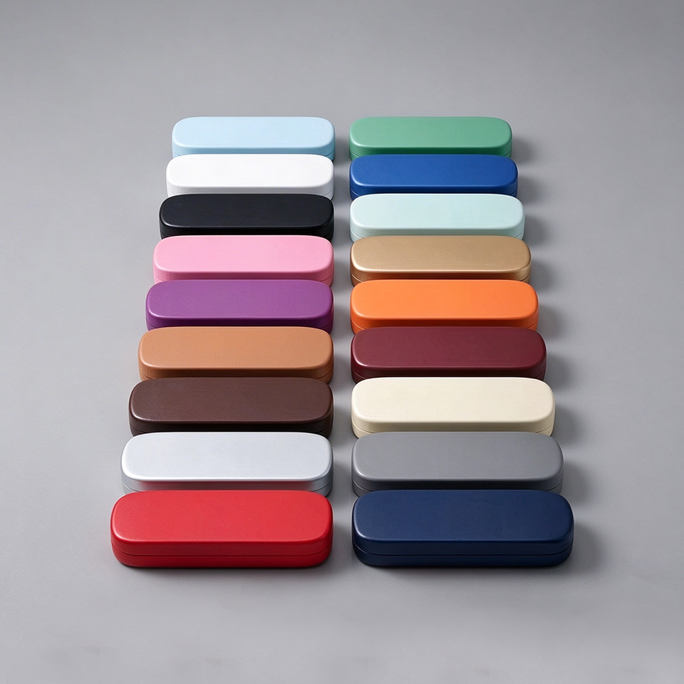 Portable Stylish Hard Pen Box, Leather Look PU Coating, Custom EVA ...