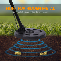 Détecteur de métaux souterrain portable MD900 haute sensibilité, installation facile, pour bijoux, trésors, or, 4 modes, détection 10-150 cm