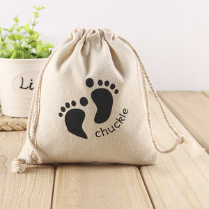 Pochettes en coton personnalisées pour chaussons d'hôtel, sacs à cordon en toile de coton colorés et personnalisables pour chaussures et linge, sacs anti-poussière pour chaussures - Product Image 3