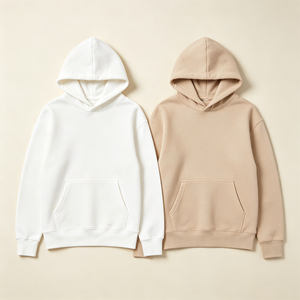 Sweat-shirt à capuche pour homme, personnalisable, de haute qualité, doux et uni, acceptant les logos personnalisés pour les commandes en gros. - Product Image 1
