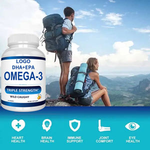 Омега 3, софтгели с рыбьим жиром для взрослых, EPA DHA, концентрированная Поддержка здоровья сердца, мозга, глаз, диетическая добавка, софтгелевая капсула - Product Image 2