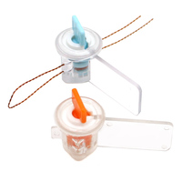 Sceau de sécurité en plastique de type torsion MA-MS7015, scellé inviolable jetable avec numéro de série pour compteurs électriques, d'eau et de gaz