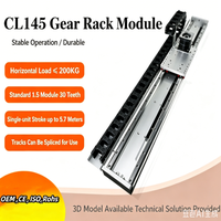 Module d'actionneur linéaire OEM de précision CL145 avec crémaillère et table coulissante à rail de guidage linéaire pour machines d'automatisation