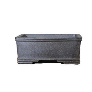 Pot à Bonsaï Rectangulaire Fait Main en Céramique, en Argile Violette, à Cinq Lignes, Style Classique - Product Image 5