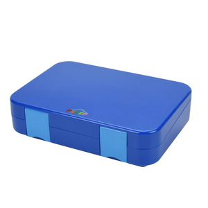 Boîte à lunch pour enfants 1-3L, 6 compartiments, en plastique de qualité alimentaire, étanche, avec bac à glace, pour le stockage des repas scolaires - Product Image 2