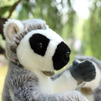 Vente en gros de singe en peluche simulé, mignon, singe en peluche, bras longs, poupées lémuriennes en peluche réalistes