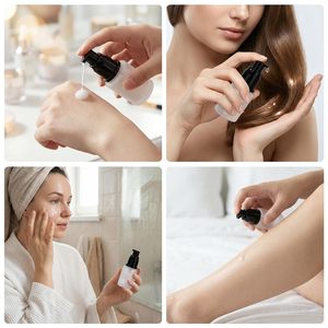 Frasco de Vidro Fosco para Base 30ml, Embalagem Cosmética Fosca com Bomba para Sérum Facial e Loção Líquida – Atacado - Product Image 6