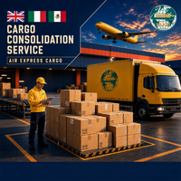 Transitaire aérien express Chine-Royaume-Uni avec livraison DDP par camionnage aérien porte-à-porte, suivi et services logistiques