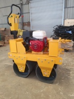 Compacteur vibrant portatif diesel à deux roues autopropulsé pour surfaces, moteur Honda HYDAC, neuf pour la construction routière