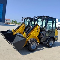 Wheel Loader Mini Mucking Telehandler Front End Skid Steer Mini Loader Bucket untuk Dijual