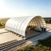 Tente de protection agricole multi-usages en tissu pour machines agricoles, équipements, véhicules, foin et usage saisonnier