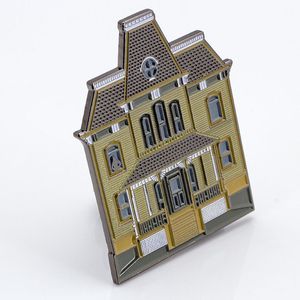 Fabricante de pines de solapa personalizados, pin de solapa de <span class=keywords><strong>casa</strong></span> embrujada, pin esmaltado con temática de Halloween para regalo de recuerdo de fiesta. - Product Image 3