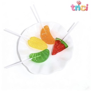 Piruletas con Forma de Fruta, Caramelos Duros con Sabor a Fruta, Divertidos Diseños de Maíz/Melón/<span class=keywords><strong>Naranja</strong></span>, Empaquetados en Caja, Dulces para Niños, Golosinas para Fiestas - Product Image 4
