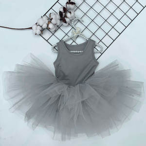 Tutu de danse pour filles de 3 à 10 ans, en tulle rose poudré, robe de ballet pour enfants - Product Image 2