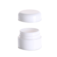 8g Unique Gel Polonais Petit Pot De Bouteille En Plastique Blanc Nail Art Emballage Cosmétiques Conteneur