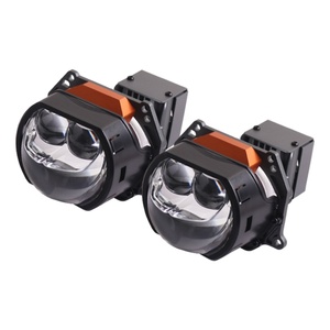 Nouveautés 2024, phares de voiture super légers 12V 6000K 64W 8 LED Chips LED Lens pour voiture - Product Image 2