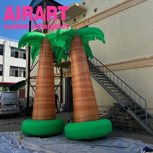 <span class=keywords><strong>Palmera</strong></span> artificial inflable para vacaciones al aire libre, globo inflable decorado para vacaciones en <span class=keywords><strong>la</strong></span> playa gigante con soplador - Product Image 5