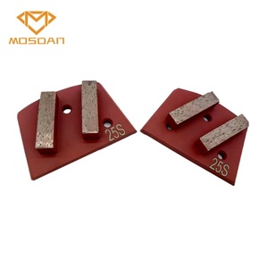 Lavina-Placa de molienda de hormigón, herramienta de cambio rápido, doble barra, Unión de Metal, con agujeros M6 - Product Image 5