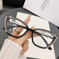 Nouvelles lunettes de vue œil-de-chat vintage anti-lumière bleue bicolores pour femmes, avec verres photochromiques légers en PC, monture tendance
