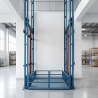 Nouvel élévateur de fret hydraulique fixe à rail en acier 380V, grande capacité, pour manutention de matériaux, chaîne, mine, entrepôt, levage électrique