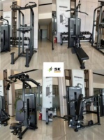 Equipo de Gimnasio con Pesas SK, Juego Completo con Pila de Pesas de 160 kg, Máquinas de Entrenamiento de Fuerza Comerciales para Gimnasios, Hoteles y Clubes