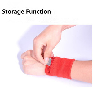 Pulsera deportiva con cremallera, brazalete de Color sólido - Product Image 6