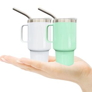 Gobelets avec poignée et pailles, verres à shot miniatures de 3 oz de couleur bonbon pour mariage, fête, vacances - Product Image 2