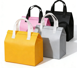 Sac isotherme en PP laminé à prix avantageux, fermeture velcro, livraison de thé, sac à lait - Product Image 3