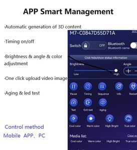 50m CNS-S50 độ sáng cao Holographic hiển thị Đồ Họa 3D Hologram LED fan quảng cáo thiết bị cho quảng cáo - Product Image 5
