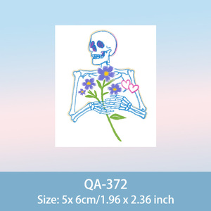 Tatuaggi temporanei colorati adesivi piccolo modello fiore farfalla luna del sole del fumetto tatuaggio impermeabile per la gamba del braccio del viso - Product Image 4