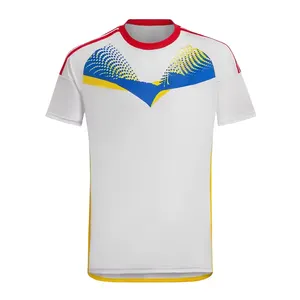 Venezuela Custom Breathable Maillot De Soccer Jersey Tracksuit Uniform Original Sublimated Men Football Jersey