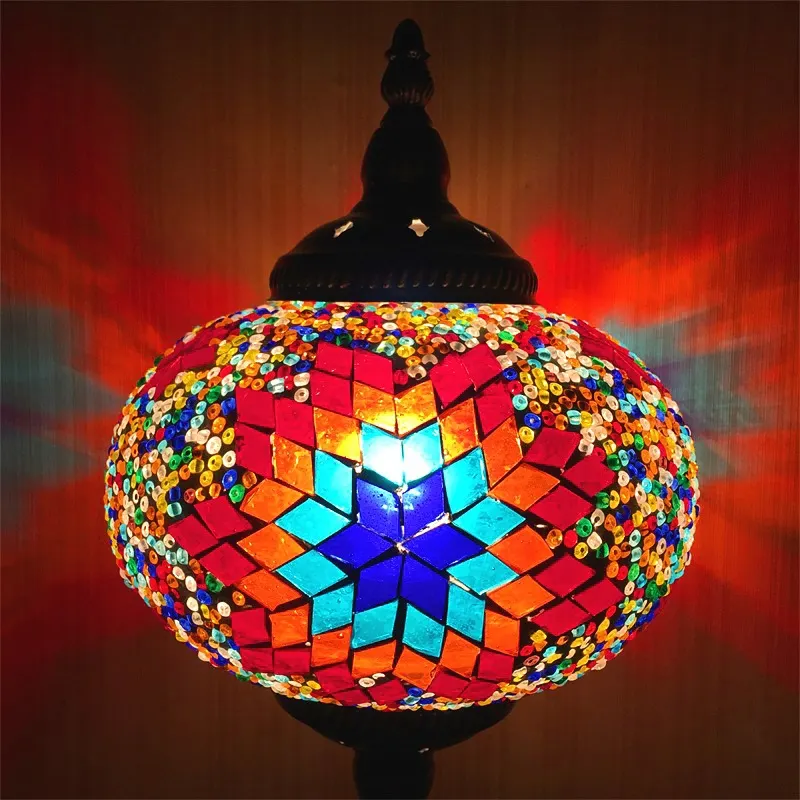 Turc rétro mosaïque lustre décoration Bar Restaurant méditerranéen pendentif lumières hôtel couloir suspension lampe
