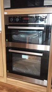 Nouveaux produits : fours à gaz encastrables à double convection et turbo, en verre noir et acier inoxydable, 60 cm, pour usage domestique - Product Image 4