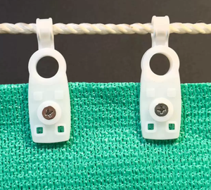 Clips de <span class=keywords><strong>fixation</strong></span> robustes en plastique blanc <span class=keywords><strong>pour</strong></span> toile d'ombrage, serre-cintres réutilisables <span class=keywords><strong>pour</strong></span> bâche et filet pare-soleil - Product Image 4